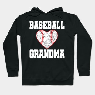 Vintage Baseball Grandma Funny Gift Hoodie